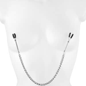 EIS Gummierte Nippelklemme mit Kette