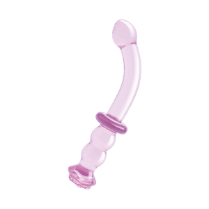 Dream Toys Glaze Glass - Rosebud G-Spot Dildo