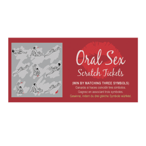 Kheper Games Oral Sex Scratch Tickets