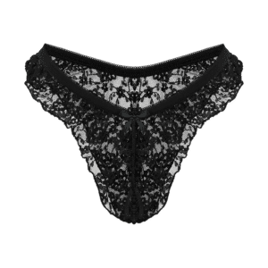 Rimba Ouvert-Slip mit floraler Spitze