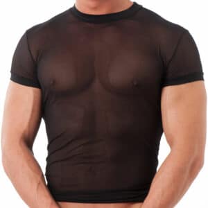 Rimba Transparentes T-Shirt aus Mesh