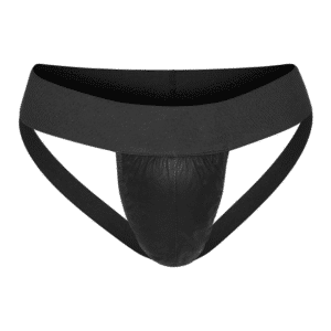 Rimba Jock Strap mit Lederklappe