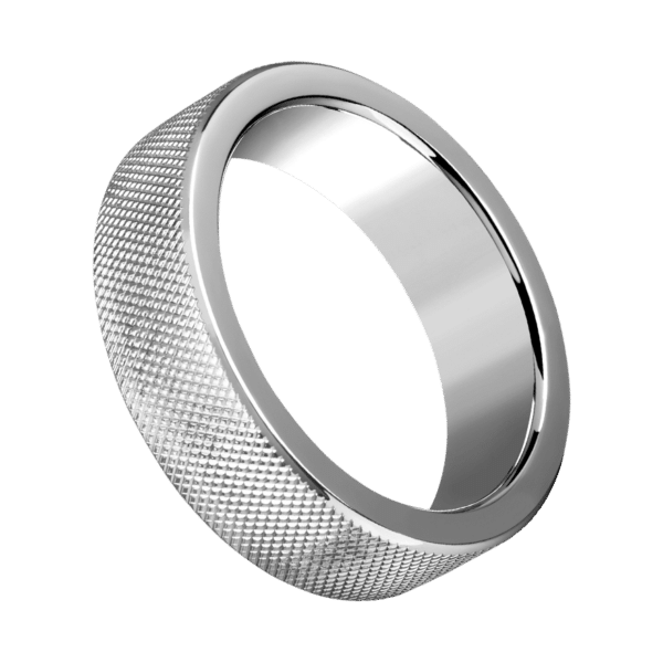 Rimba Massiver Ring mit Rautenmuster