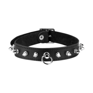 Rimba Leder-Halsband mit Killernieten