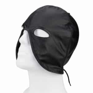 Rimba Leder-Kopfmaske mit freier Mundpartie