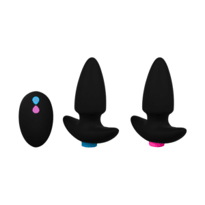 FeelzToys 2 Vibrating Butt Plugs For Couples