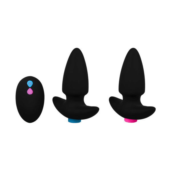 FeelzToys 2 Vibrating Butt Plugs For Couples