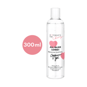 Romance For Charity 300 ml Orgasmus Gel - All Glide Long!