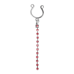 EIS Nippelclip mit Strasskette