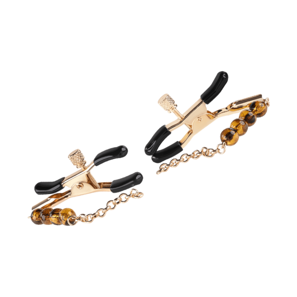 Sportsheets Amber - Beaded Nipple Clamps