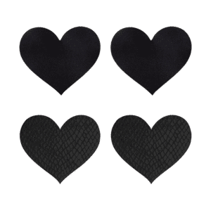 Peekaboo Classic Black Hearts