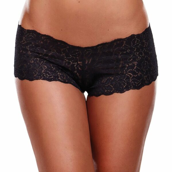 Secrets Vibrating Lace Boy Short