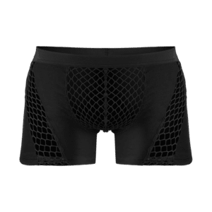 Rimba Knappe Shorts mit Netzeinsätzen